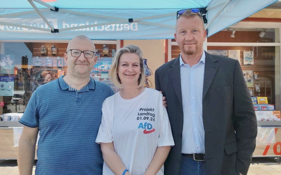 Kandidaten Thomas Benninghaus und Denis Häußer